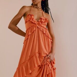 free people remind me maxi slip dress AmyTowne on LTK